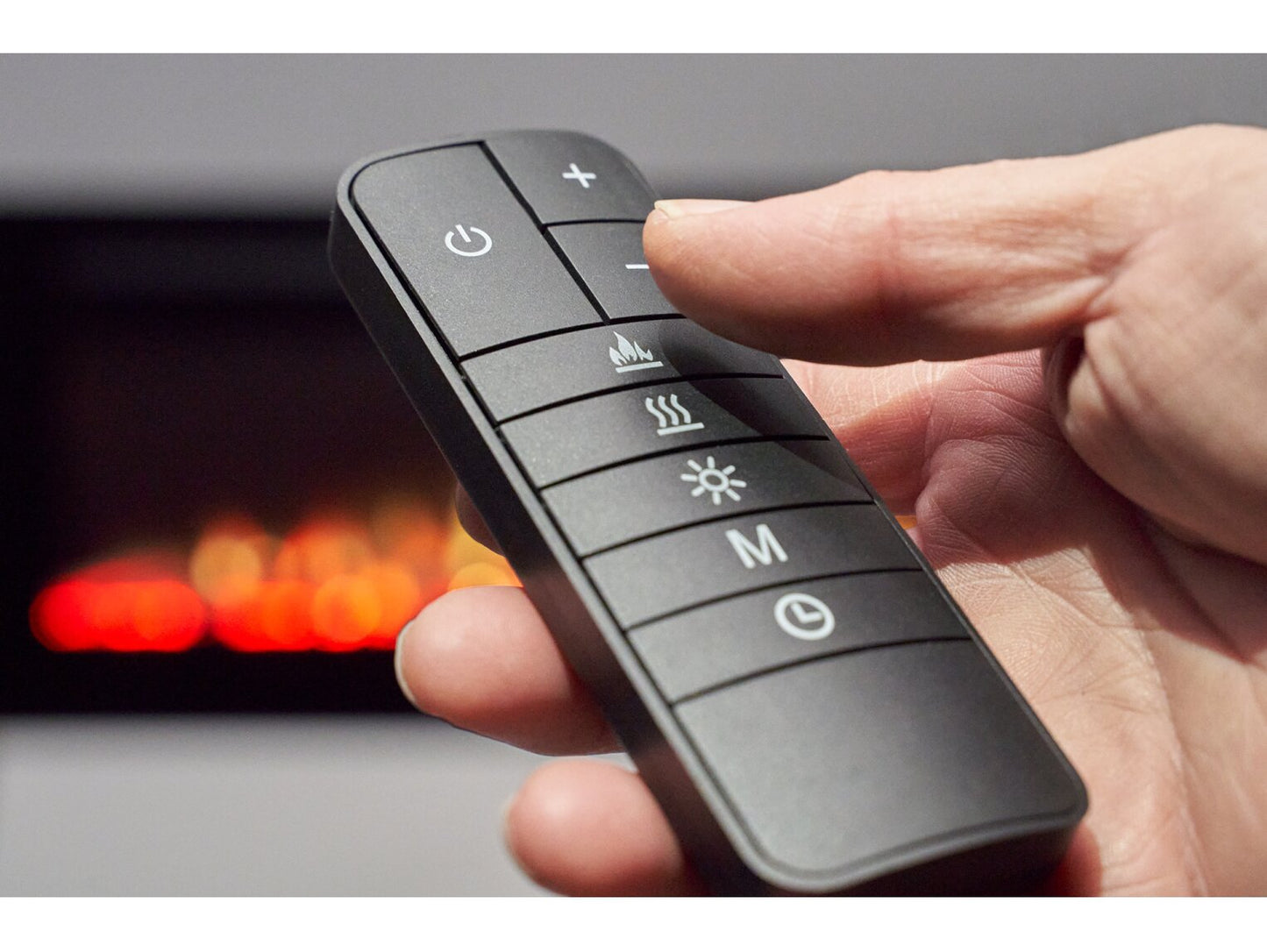 Ambient Glow Lyra 50 inch - Media Wall Fire - Electric inset