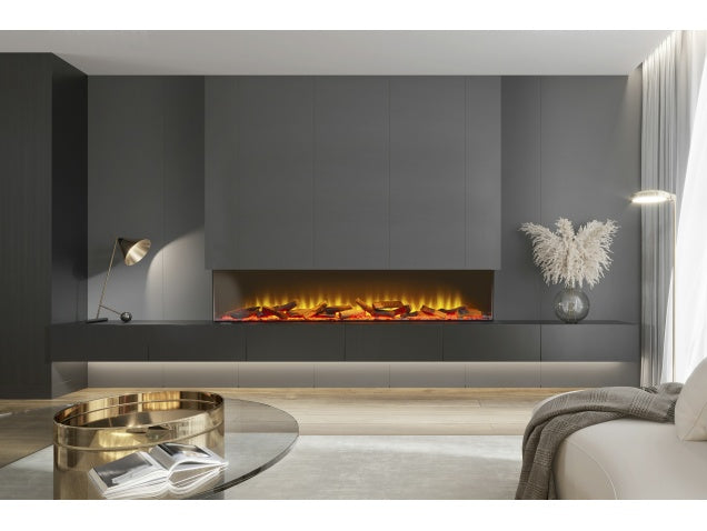 Ambient Glow Amoure 150 - Media Wall Fire - Electric Panoramic