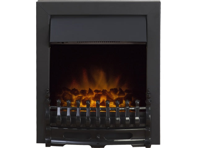 Ambient Glow Royal - Electric Fire - Black & Chrome