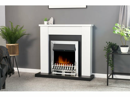 Ambient Glow Royal - Electric Fire - Black & Chrome