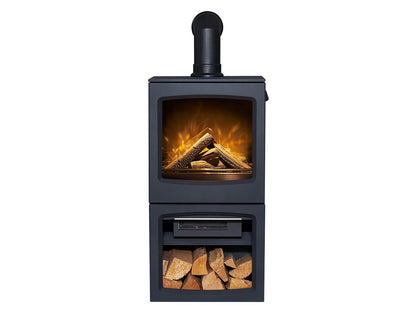 Ambient Glow Tower - Electric stove - Charcoal Grey