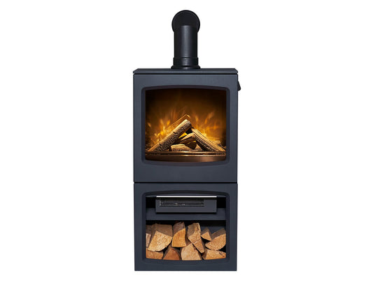 Ambient Glow Tower - Electric stove - Charcoal Grey