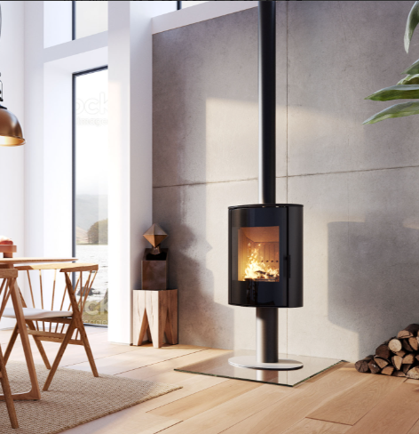 ACR Osprey eVe - 5kw - Wood Burning Stove- On Pedestal
