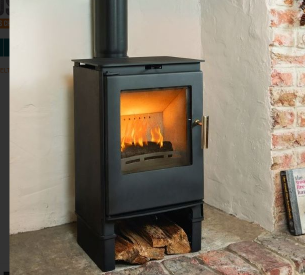 Beltane Brue With Log Store - 4Kw - Multi-Fuel Stove