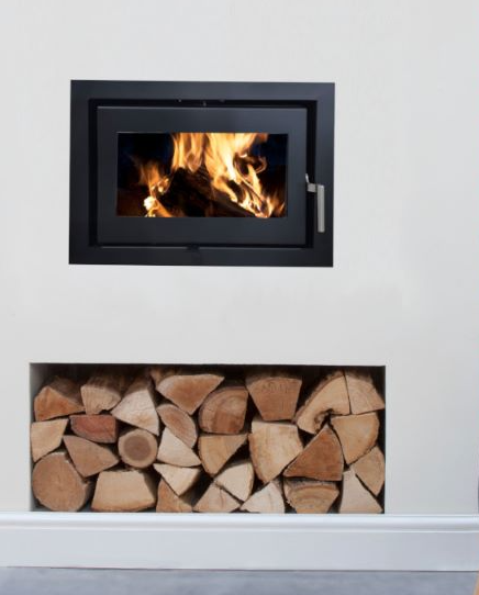 Beltane Holford Landscape - 4.8Kw inset - Wood Burning Stove
